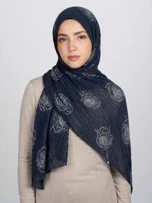 Thêu xếp ly - màu xanh đậm