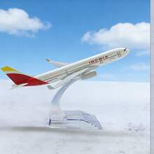 Base + Airplane Model, Detachable, Boxed Airplane Model Decor, World Airliner, A330 Airplane Model Simulation Solid Metal, Gift & Collection , Russia, Malaysia Airlines, Indonesia Eastern Airlines, Exquisite Facial Carving, Detailed Restoration, Excellent Desktop Decor Gift - Multicolor - View 16