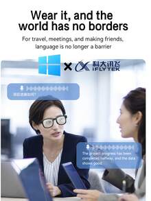 AI Smart Glasses With 8MP Camera - HD Video Recording Glasses With Audio, Music Playback, Wireless Call, Touch Control, Real-Time Translation, AI Object Recognition, Multifunctional Camera Glasses For Men Women, Translation Glasses For Travel & Outdoor - View 6