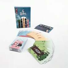 畅销五塔桌面卡牌游戏套装 | 家庭策略塔防建造游戏 | 110张卡牌，趣味十足的竞技游戏 | 破冰派对游戏，送给朋友、节日、生日、圣诞节、新年礼物 - 彩色 - 查看 3