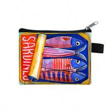 New Cute Cartoon Coin Purse, Made Of Polyester, Zipper Closure, Compact And Portable, Can Be Used As Key Pouch, Mini Wallet, Summer Coin Pouch For Women Money Wallet Purse Wallet Small Wallet Coin Wallet Travel Essential - Multicolor - View 5