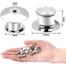 20 piezas de alfileres con respaldo dorado/plateado, broches, alfileres de solapa esmaltados, componentes para hacer joyas - 20 piezas - Ver 8