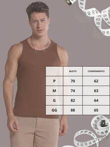 Kit 3 Premium American Gringa Ribana Street Style Tank Top - 寶藍色 - 查看 2