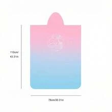 Pahajim Changing Robe With Hood Poncho Towel Adult Quick Dry Microfibre Dry Robe With Zip Oversized For Swim, Surf, Swimming, Beach - Pink - View 5