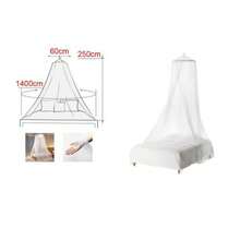 Mosquiteras, cortinas para camas, mosquitera de cúpula, tienda de campaña para niñas, toldo para decoración de cama para, adecuado para hogar, casa de alquiler, apartamento, fácil almacenamiento. - Blanco - Ver 6