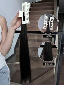 Kẹp tóc càng cua 18 inch, chất liệu sợi chịu nhiệt, giúp tăng độ dày cho tóc, phù hợp cho việc sử dụng hàng ngày ngoài trời. - Nhiều màu - Xem 4