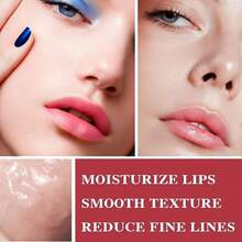 6Pcs Plumping Lip Gloss, Lustrous Dewy Finish Moisturizing Shimmer Color Changing Lip Stain Tinted Lip Balm Long Lasting Nourishing Reduce Lips Lines Plumping Serum Lip Oil Care - Honey - 查看 4