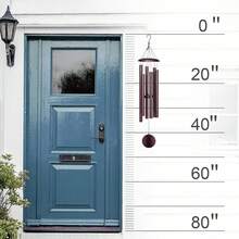 45'' Large Wind Chimes For Outside With Deep Tone, Wind Chimes Outdoor Garden & Patio Hanging Décor, Sympathy Gifts. Bronze - 38'' Black - View 13