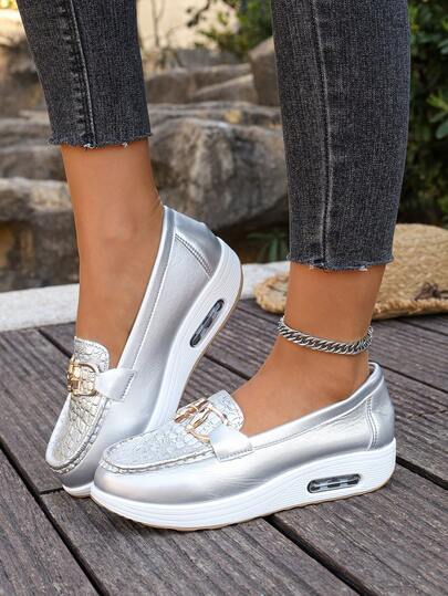 Mode Plateau Schnürung Neue Minimalistische Frühling/Herbst Outdoor Damen Keilabsatz Plateau Pumps in Große Größen (Schuhe fallen 1 Nummer kleiner aus)