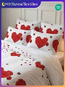 1pc/2pcs Printed Pillowcase, Without Pillow Insert, Daily Polyester Soft & Skin-Friendly Pillowcase, Comfortable Home Textile, Suitable For Living Room, Bedroom, Outdoor, Sofa Decor, Oeko-Tex Certified - Multicolor - View 3
