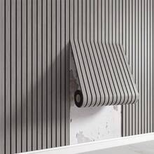 Wood Grain Self-Adhesive 3D Wall Panel - Suitable For Bedrooms, TV Background Walls And Ceilings; Self-Adhesive Grid Texture Wallpaper - Easy-To-Install Removable Decorative Sticker, Grid Wall Decal, Size 40*300cm - A - View 12