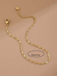 Heart Decor Anklet Valentines - Vàng - Xem 3