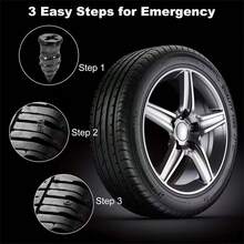 64/32/22pcs Vacuum Tire Repair Nails Mushroom Plugs For Car Electric Bike Motorcycle Quick Fix Puncture Tool Portable Durable Patch Accessory Easy Use Handy Essential For Roadside Emergencies - Multicolor - View 7