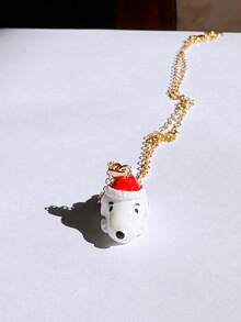 SNOOPY 1pc Delicate & Cute Pendant Necklace Set, Suitable For Daily Wear, Travel, And Women's Gift - Multicolor - View 12