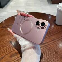 适用于 17 Pro Max、16、15、14、13、12、11 Pro Plus、17e 的磁吸式无线充电手机壳，带摄像头保护。 - 玫瑰金 - 查看 8