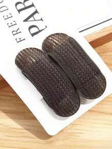 1/4件組隱形髮墊 女用蓬鬆髮夾 透氣瀏海夾 豐盈髮飾 適用於美髮沙龍、美容院、返校、旅行與度假場合 - 彩色 - 查看 6