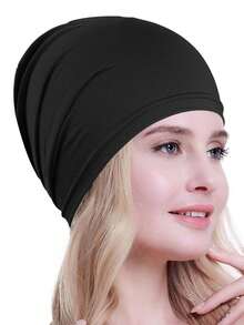 2顶骷髅波浪针织帽 - 宽松无檐帽，适合男士夏季运动，如跑步、骑行、钓鱼、徒步、棒球等。男士跑步针织帽、针织帽、冬季跑步帽、男士头带、针织帽、男士、帽子、女士、帽子、帽子、针织帽、跑步、礼物、保暖、骷髅帽、睡眠、睡帽、秋季服装 - A - 查看 7