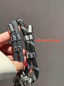 可调节多功能手机挂绳，可拆卸斜挎肩带，高端长款设计，旅行必备 - 彩色 - 查看 7