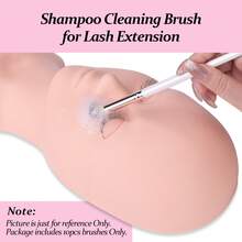 10pcs Long Handle Eyelash Cleaning Brush, Eye Shadow Makeup Brushes Set, Suitable For Facial Contouring Makeup Tools - Multicolor - View 4