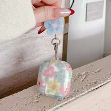 Transparent Floral Pro 3 Protective Case, Noise Cancelling Apple Pro 3rd Generation Bluetooth Earphone Cover - Multicolor - View 3