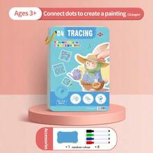 32-Page Reusable Magic Practice Notebook Set | Whole Brain Development, Writing Practice And Drawing Education Manual | Learn Writing Skills, Paper Material, Durable Binding | Colorful Pages, Skill Development, Learning Workbook, Engaging Learning Back To School - Multicolor - View 10