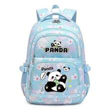 Panda Cute Backpack - Large Capacity Backpack With Adjustable Shoulder Straps, Lightweight Zipper, Printed With Stitch And Angel Patterns, Birthday Or Back To School Gift, Casual Backpack, Fun Design, Durable, Suitable For Teenagers,Large-Capacity Multi-Layer Pencil Case, Back To School Supplies School Essentials - Multicolor - View 11