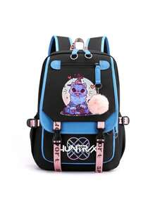K-Pop   Print Korean College Style Backpack, Ergonomic Spine Protection Large Capacity School Bag For Junior & Senior High Students - 12 - View 2