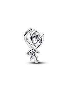 1个镀银毛毛虫和心形吊坠，可用于DIY手链/项链，礼品 - 多色A - 查看 13