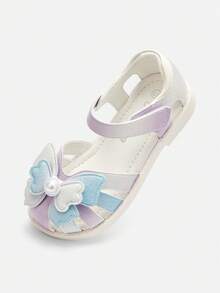 Balabala Girls' Kids New Summer Delicate Gradient Casual Sandals, Fashion Outdoor Footwear - Purple Blue - View 1