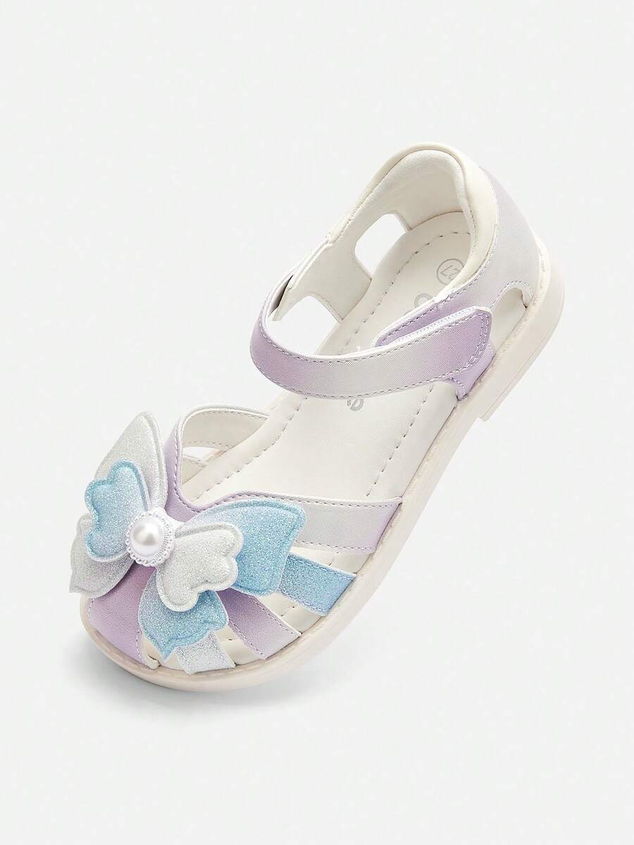 Balabala Girls' Kids New Summer Delicate Gradient Casual Sandals, Fashion Outdoor Footwear - Purple Blue - View 1