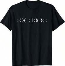 Diseño divertido de tenedor de Linux para programadores y administradores de sistemas camiseta - Negro - Ver 8
