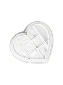 1个心形硅胶蛋糕模具，大手小手慕斯蛋糕模具，亲吻果冻模具，适用于母亲节、情人节、宝宝月龄庆祝、日常烘焙巧克力、慕斯甜点、饼干等。 - 查看 6