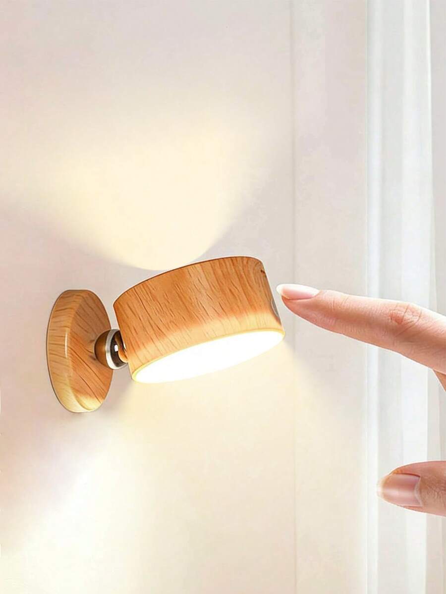 LED Double-Sided Touch Control Wall Lamp, 3 Lighting Modes: White, Warm, Neutral, Suitable For Room, Living Room, Hallway, Corridor, Office, Study, Bedside Nightlight, Wall Lamp & Table Lamp 2-In-1 - Touch Lights - View 1