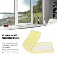 Window Cleaner Replacement Pad, Ultra-Fine Fiber Wiping Pad Replacement Cloth For Karcher WV2 WV5 Window Cleaner - Compatible With Kärcher Yellow Window Cleaning Cloths - View 5