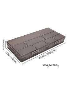 Hair Accessory Storage Box, Hair Salon Styling Tool Storage Box For Combs And Scissors - Hair Accessory Box For Barbers And Stylists - Grey - View 12