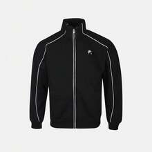 Nike Youth K NK AIR FLC TRK JKT Woven Hooded Jacket II7348-010 - Black - View 4