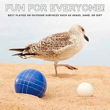 Franklin Sports Bocce Juego de Pelota - Azul - Ver 6