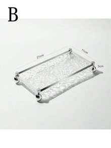 Cute Tissue Box Holder, Cute Toast Shelf For Women Girls, Aesthetic Desk Decor, Vanity Storage Organizer For Makeup Perfume Cotton, Bedroom Bathroom Accessories - View 5