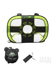 1个二合一迷你便携式折叠足球门，移动足球训练门架 - 彩色 - 查看 12