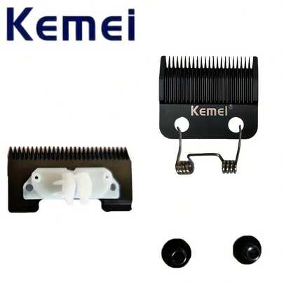  Kemei Electric Hair Clipper KM-2296 Replacement Blade Head, Stainless Steel Blade, Professional Electric Trimmer Accessory