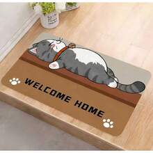 猫咪攀爬墙图案宠物餐垫、猫狗宠物喂食垫、宠物碗垫、狗狗地板垫、宠物四季垫、狗狗笼子垫、猫咪笼子垫、宠物笼子垫 - 彩色 - 查看 3