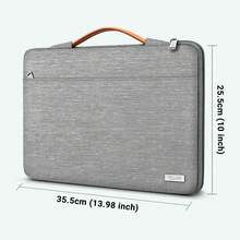 TECOOL 13-16 Inch Slim & Protective Laptop Sleeve Case With Telescopic Handle, Water-Repellent Computer Bag For MacBook Pro/Air,HP,Durable Polyester Briefcase For Men Women,Multiple Colors Available - View 18