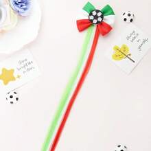 FIFA Football Theme National Flag Color Wig Clips, Fan Cheering Wig Accessories, Sports Event Decorative Hair Clips, Football Party Outfit Decorative Accessories, Multi-Country Flag Color Cheering Hair Clips, Football Enthusiast Theme Hairstyle Accessories, Club Cheering Atmosphere Hair Accessories, Sports Theme Viewing Hairstyle Decorative Clips - A - View 11