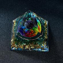 CUPIDCRYSTAL 1件 能量紫水晶金字塔，埃及荷鲁斯之眼，护身符，装饰品，收藏品，带来正能量，缓解压力，疗愈身心，冥想并招财进宝 - 金字塔 - 查看 4