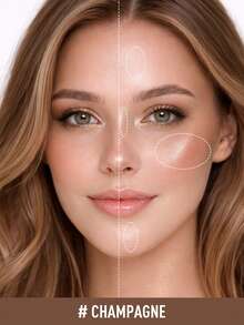 FV Sculpt Contour - 琥珀色長效高顯色遮瑕膏 防汗輕盈平滑不油膩 品牌彩妝臉部化妝品 適合Y2K時尚派對 生日 情人節禮物 狂歡派對 最佳色號 - 03 香檳 - 查看 3