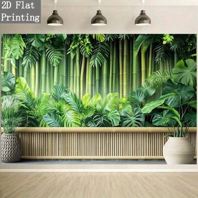 1 Tấm phông nền chụp ảnh và banner trang trí tiệc chủ đề Rừng Tre Rên Rên - In phẳng 2D, chất liệu sợi polyester bền chắc, thiết kế với hình ảnh tre xanh và cây cối mờ sương, phù hợp sử dụng trong nhà/ngoài trời, đa chức năng trang trí lễ hội, chụp ảnh gia đình, đám cưới, sự kiện doanh nghiệp - Phong cách Á Đông yên bình, trang trí đám cưới, chất liệu nhẹ, in ấn chất lượng cao, trang trí nhà cửa, tổ chức sự kiện. Có nhiều kiểu dáng và kích cỡ để lựa chọn.