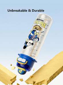 Disney 1 chiếc cốc uống nước đôi chất lượng cao hình  & Judy 550ml, bình nước hoạt hình có ống hút và vạch chia chính xác, bình nước đôi dung tích lớn, chịu nhiệt, có quai đeo, bình nước thể thao chống rò rỉ, bình nước thể thao ngoài trời chống sốc có quai đeo, thích hợp cho mùa tựu trường, quà tặng ngày lễ. - Nhiều màu - Xem 5