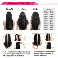 Transparent 180% Density Body Wave Wig Human Hair 13x4 HD Transparent Lace Front Wig Pre Plucked 13x4 Body Wave Lace Front Wigs For Women - Natural Black - View 11
