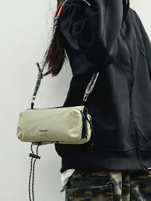 Women's Adjustable Crossbody Bag, Durable Nylon Casual Shoulder Bag, Minimalist Design Outdoor Shoulder Bag, Phone Pouch, Minimalist Shoulder Bag - Multicolor - View 11