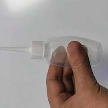 1/4/8/15pcs 50ml Plastic Squeeze Bottles - Leak-Proof, Hand Wash Only, Precise Dispensing Bottles, Suitable For Crafts, Painting And Kitchen Use - Clear - View 4